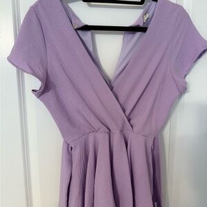 Altar’s State Lavender Wrap Romper